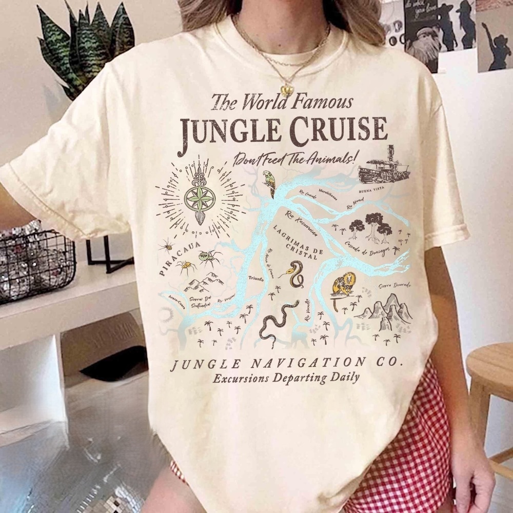 Dsney Jungle Cruise World Famous Excursions Departing Daily T-Shirt